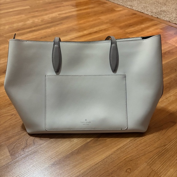 Kate Spade New York Adel Large Tote off-white refined grain leather FLAW - Picture 4 of 16